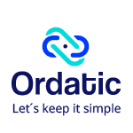 Logo + slogan Ordatic 150x150