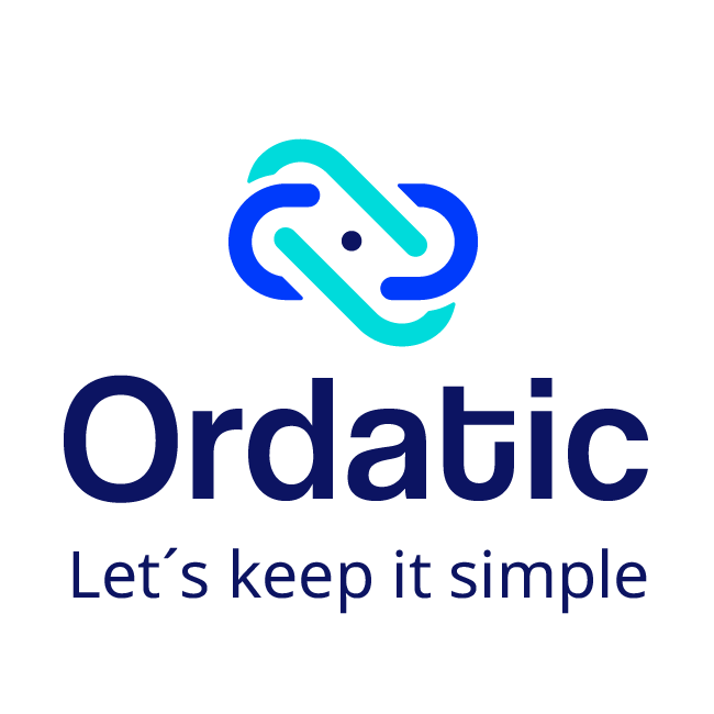 Logo + slogan Ordatic 650x650